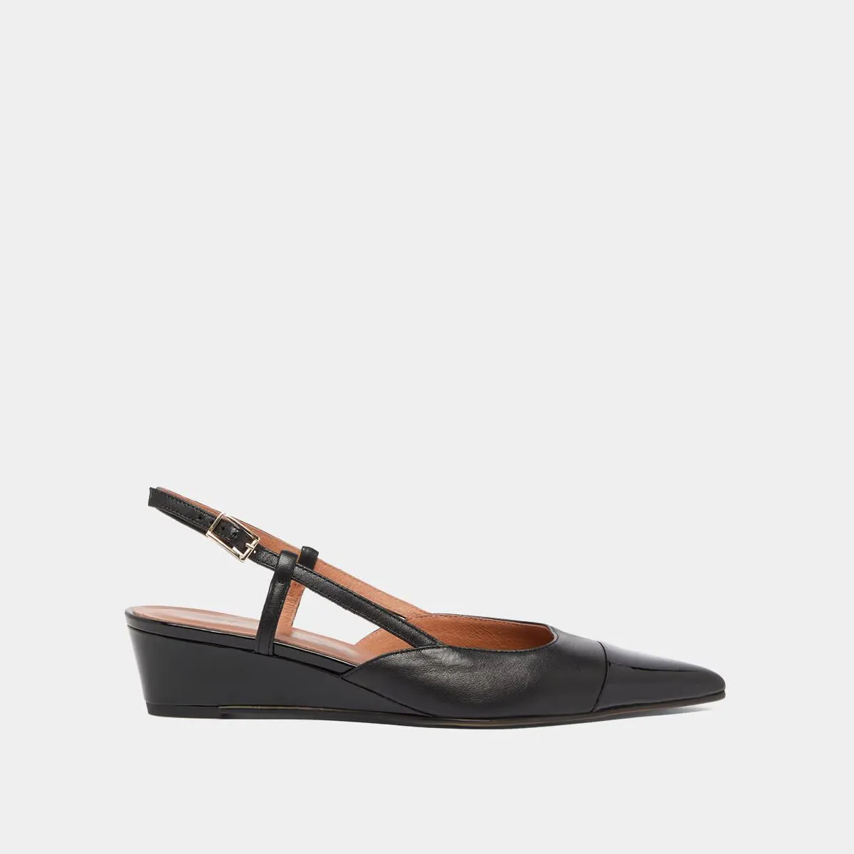 264- Dakara Vernis/cuir Noir-noir