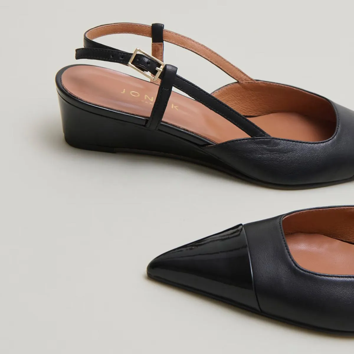 264- Dakara Vernis/cuir Noir-noir