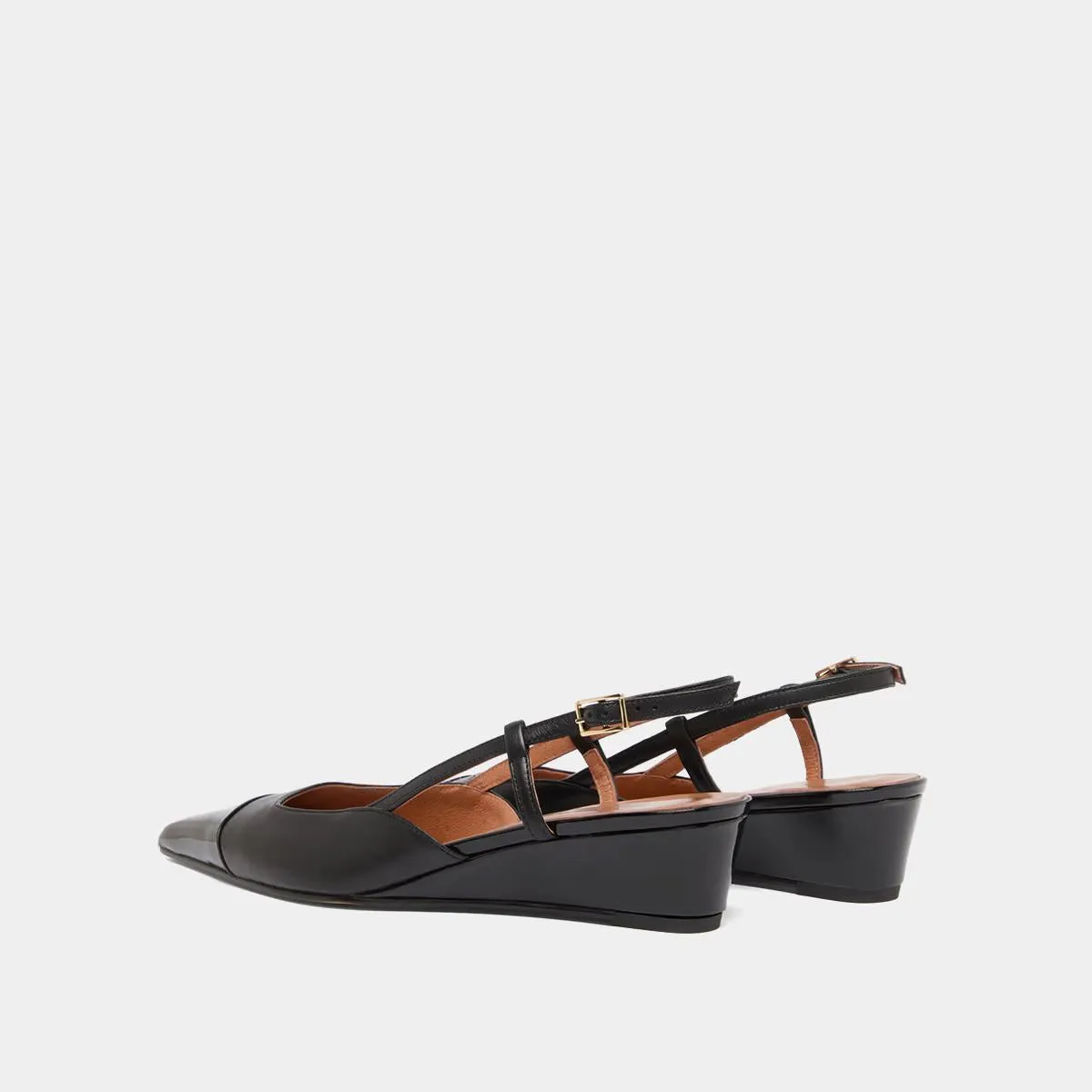 264- Dakara Vernis/cuir Noir-noir