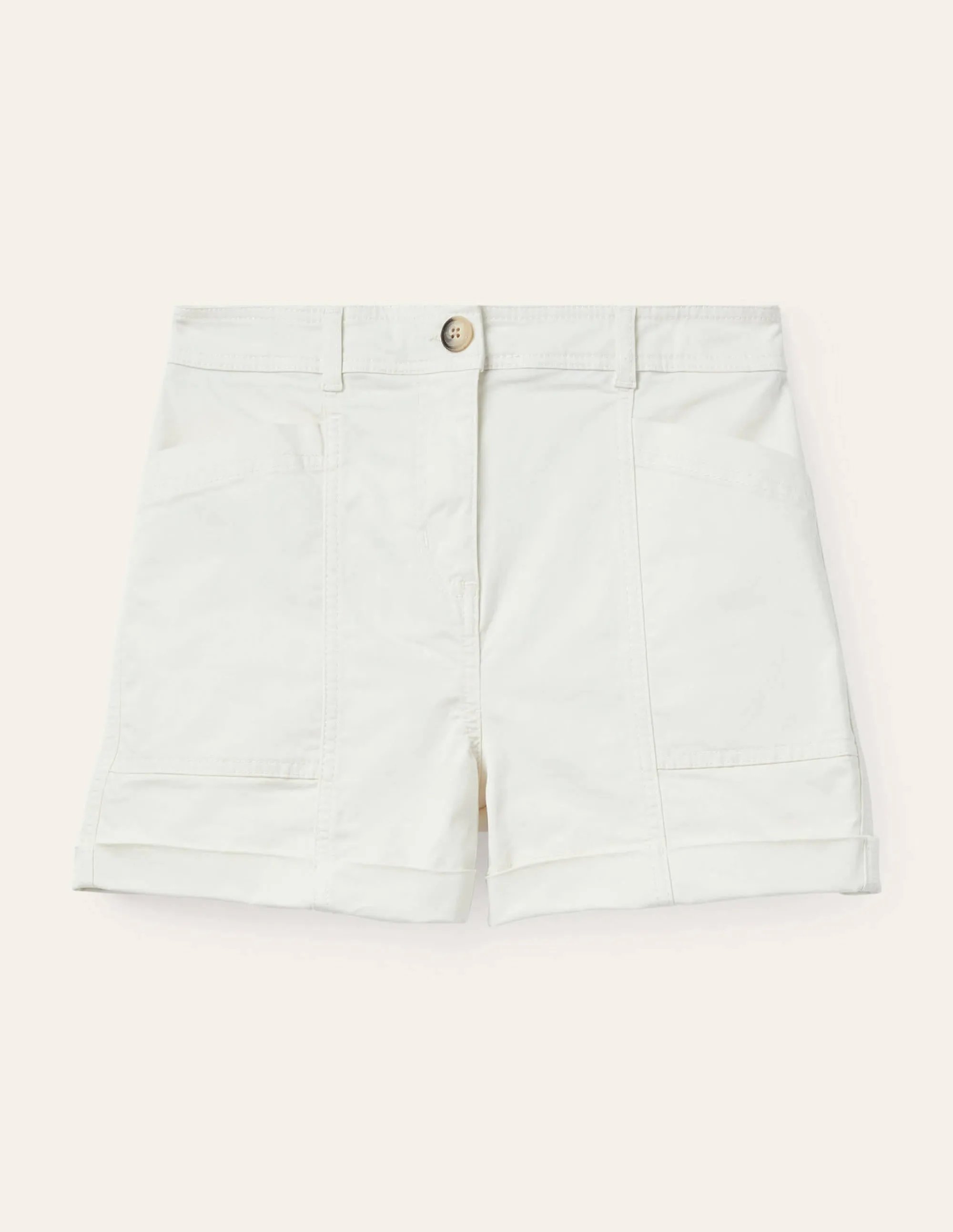 Abingdon Shorts-Ecru