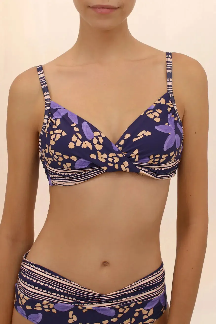 AFTERGLOW CORSET-STYLE BIKINI TOP
