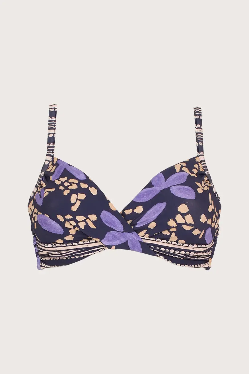 AFTERGLOW CORSET-STYLE BIKINI TOP