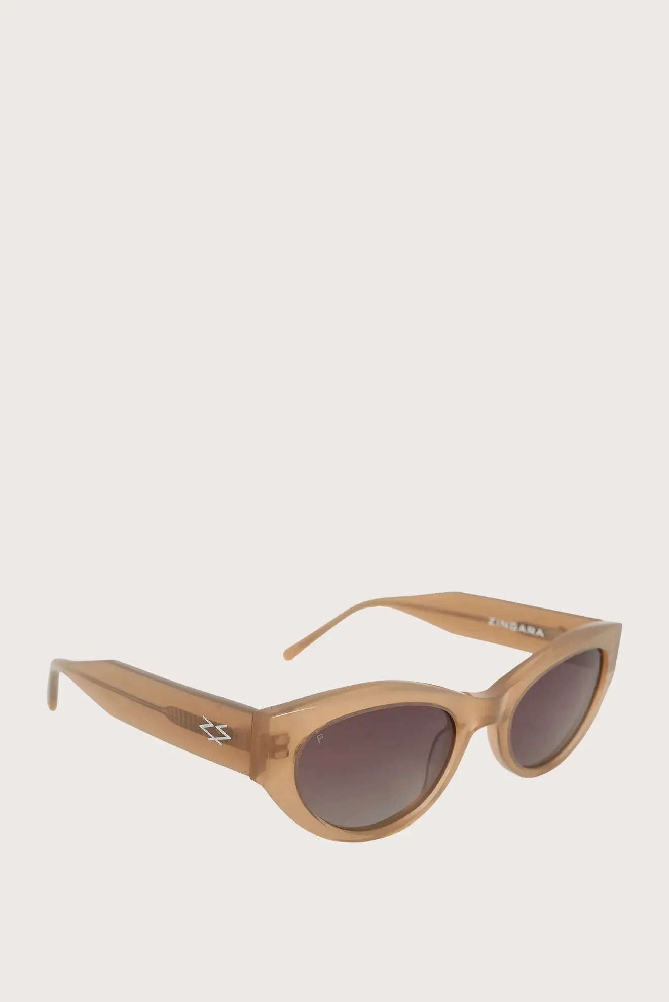 Agnes S Glasses - Cat Eye - Milky Hazel