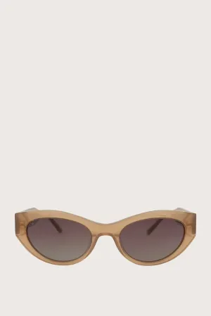 Agnes S Glasses - Cat Eye - Milky Hazel