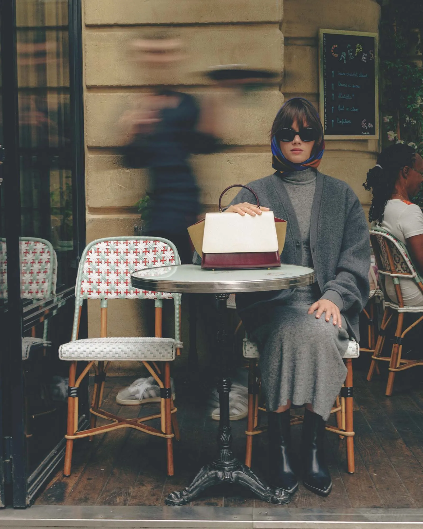 ALEXIA MINI - Colourblock Bourbon