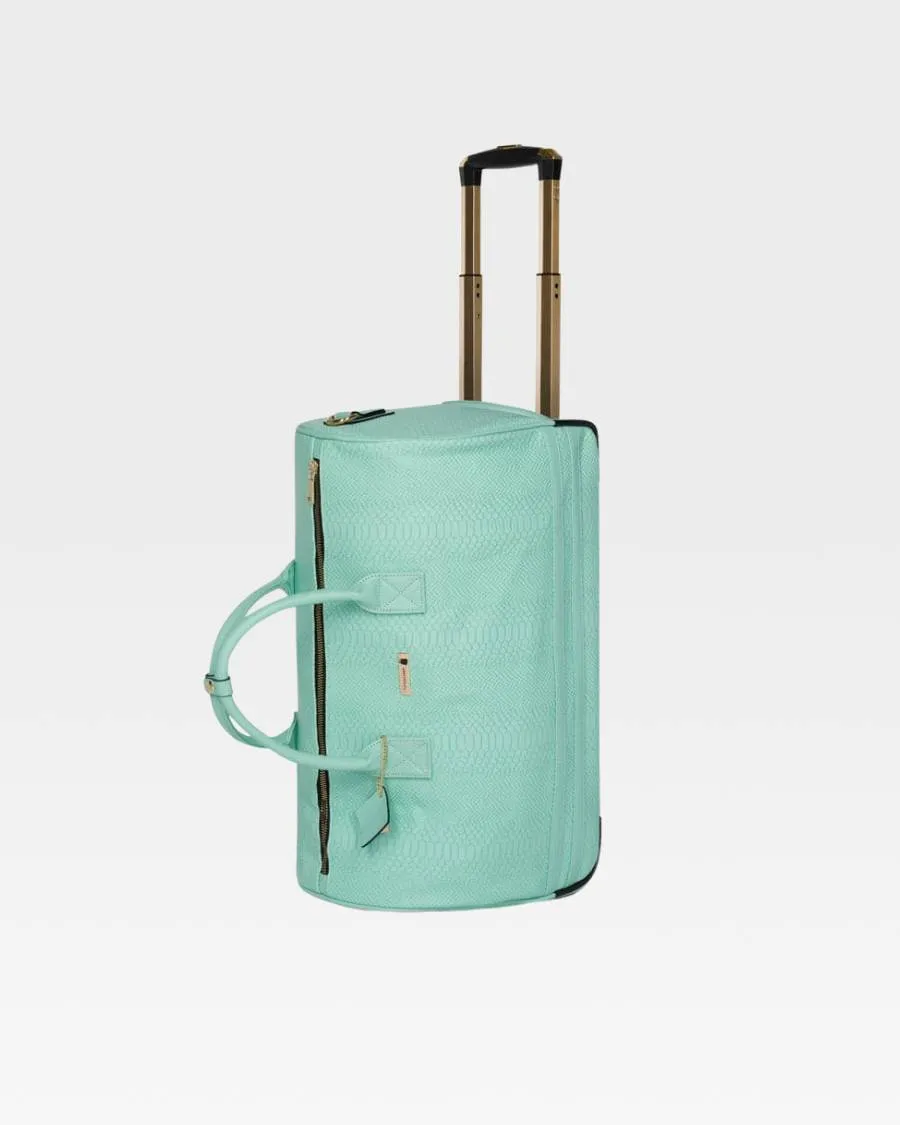 Apollo 1 Rolling Duffle Bag in Tiffany Blue