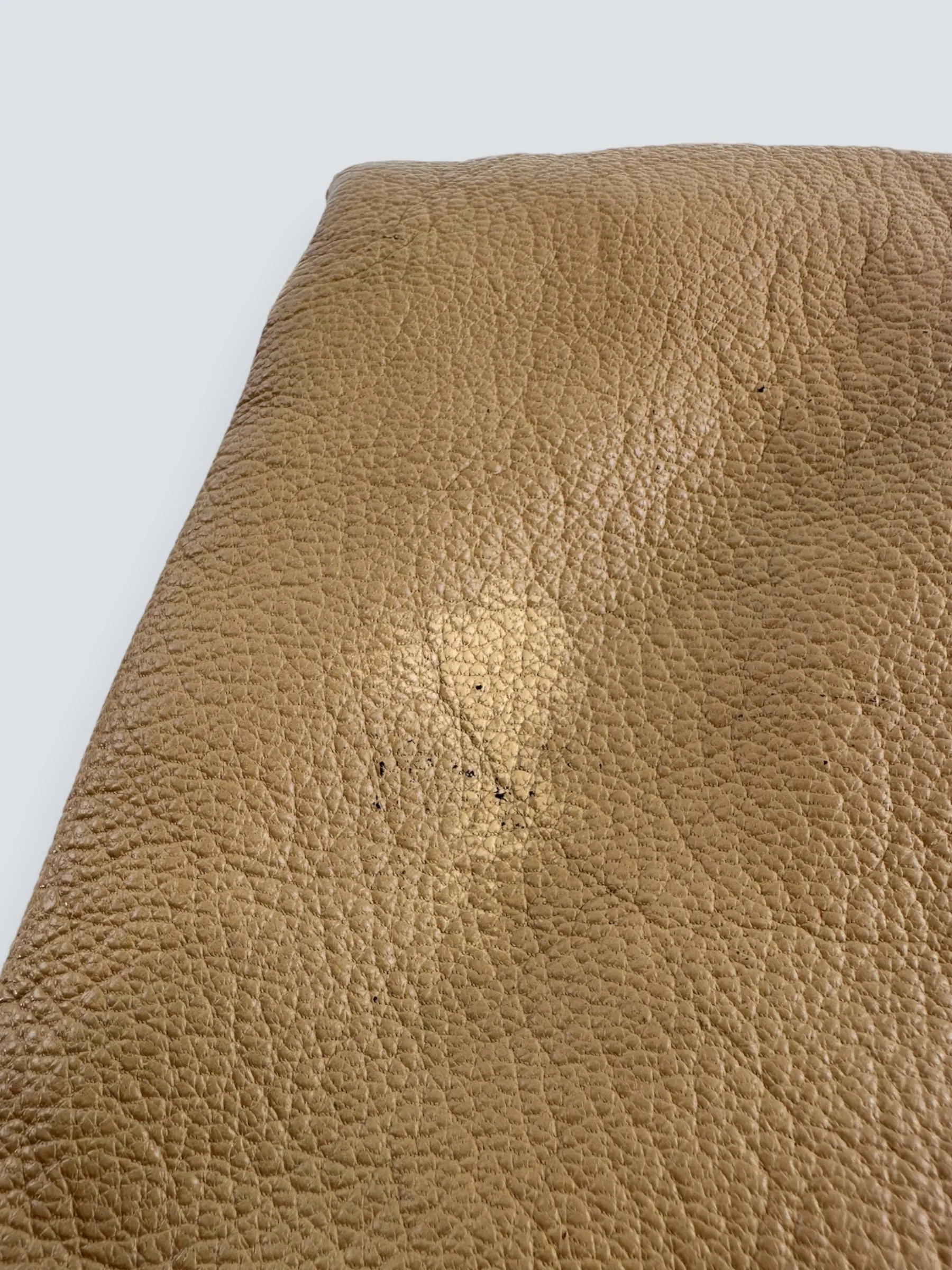 Balenciaga Beige Leather Envelope Clutch