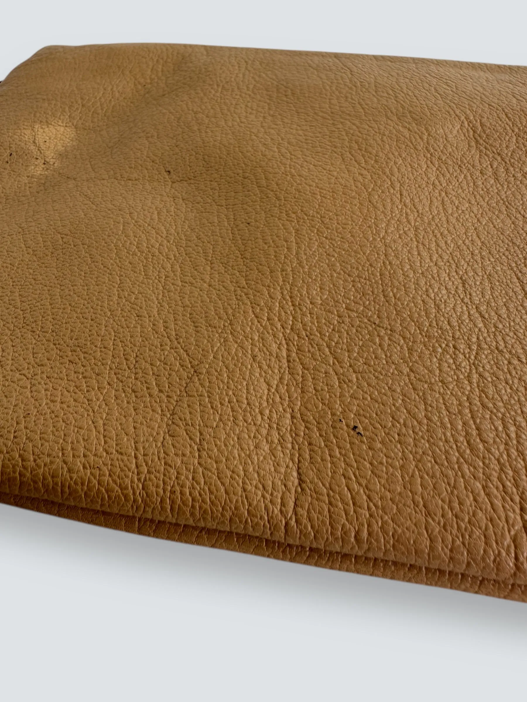 Balenciaga Beige Leather Envelope Clutch