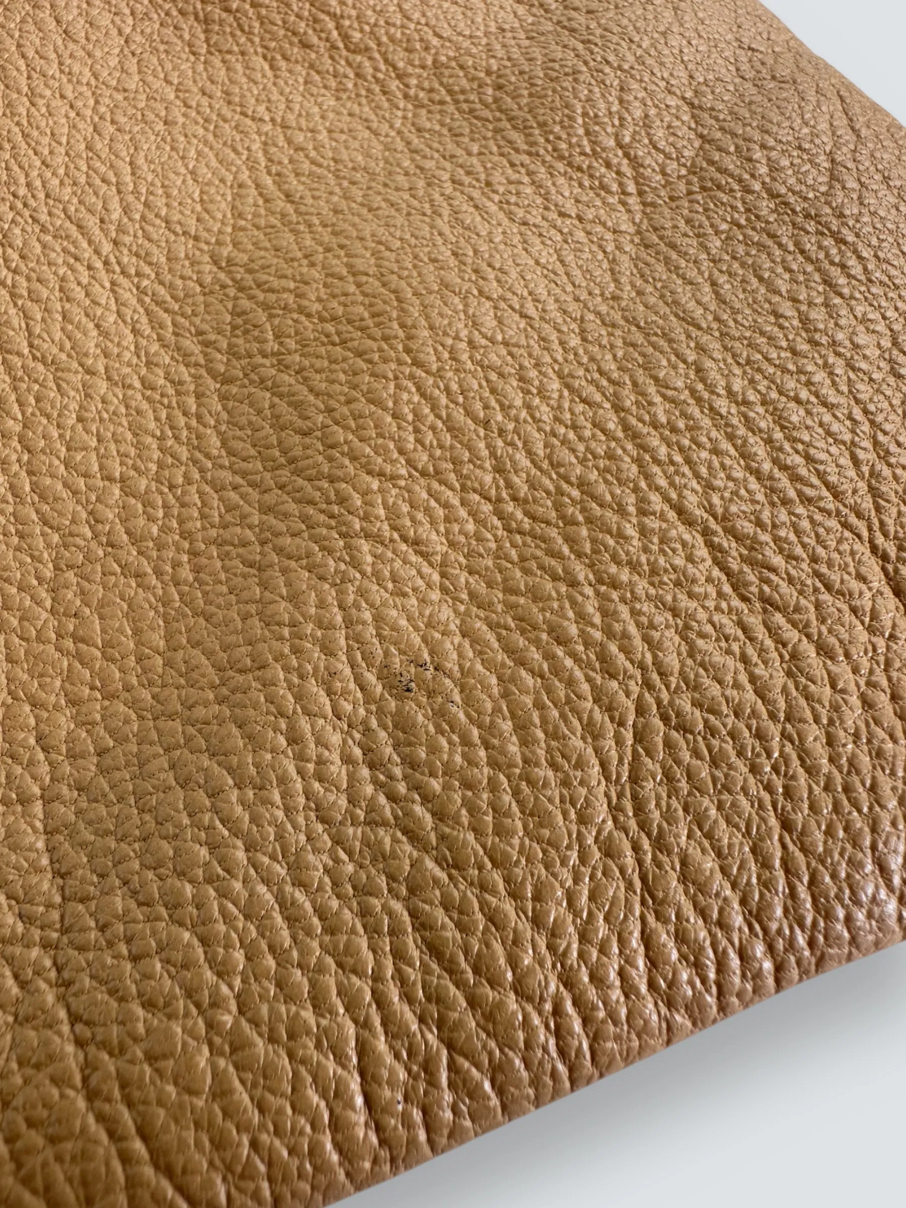 Balenciaga Beige Leather Envelope Clutch