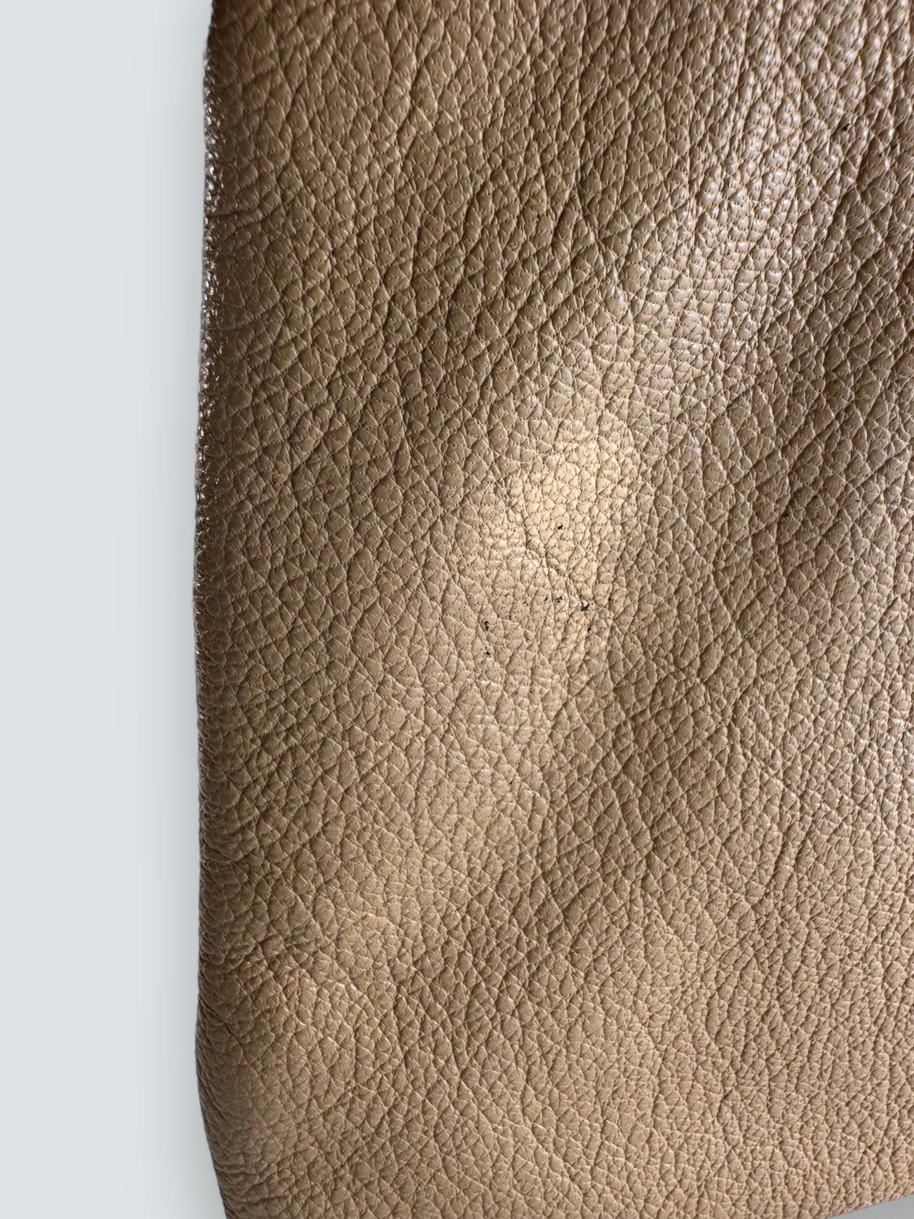 Balenciaga Beige Leather Envelope Clutch