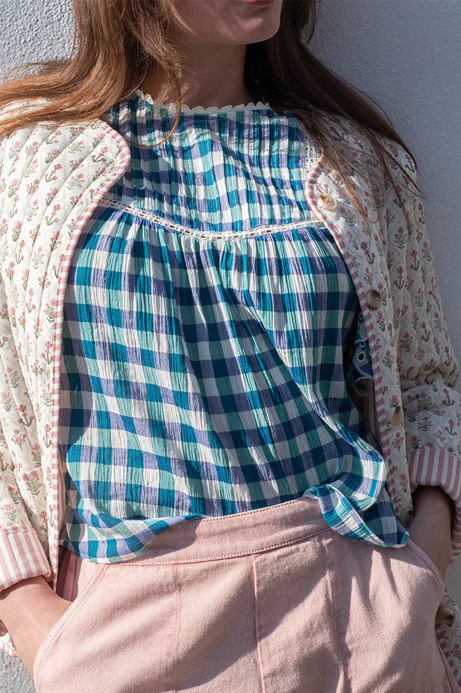 Bellerose Hudalla Check A Gingham Blouse