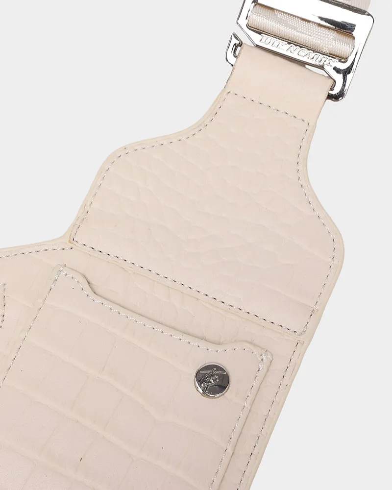 Blast Off Sling Bag in Cream White