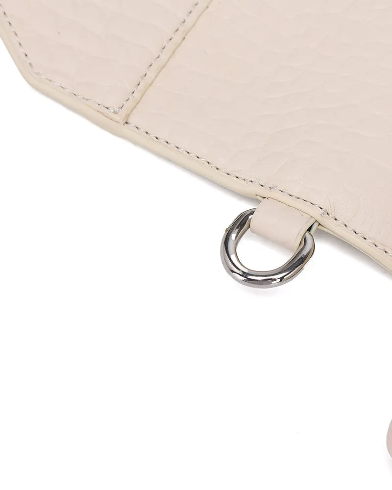 Blast Off Sling Bag in Cream White
