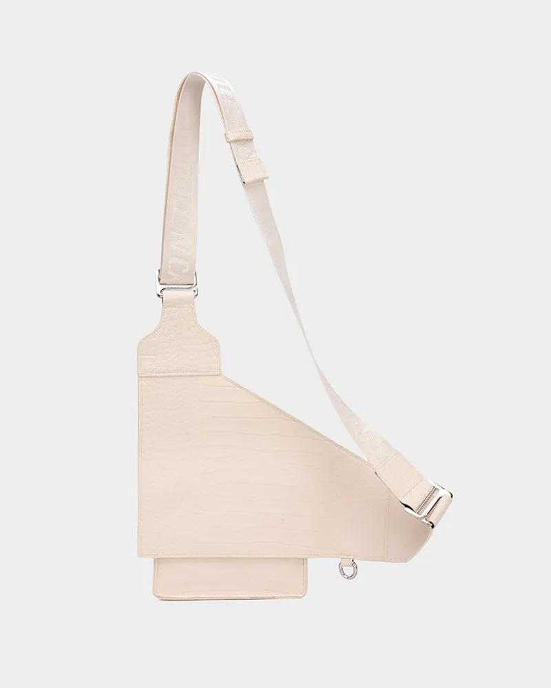 Blast Off Sling Bag in Cream White