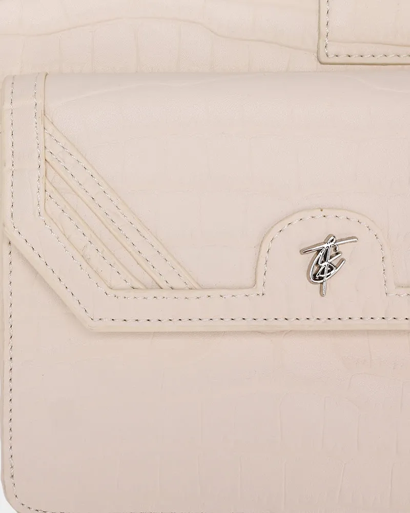 Blast Off Sling Bag in Cream White