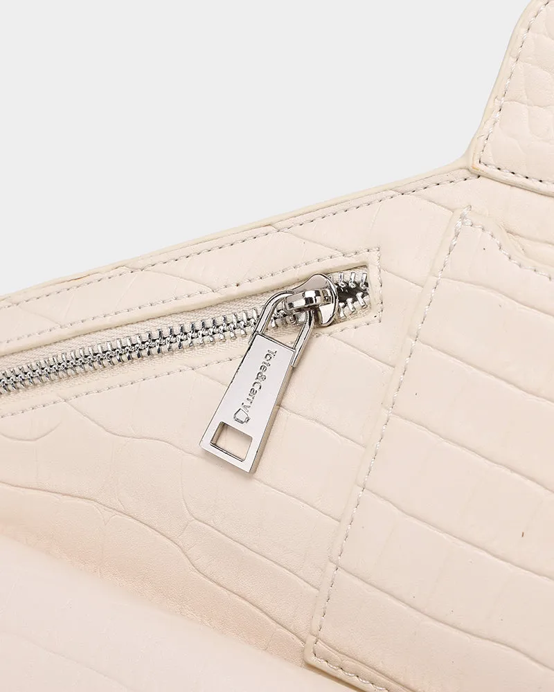 Blast Off Sling Bag in Cream White