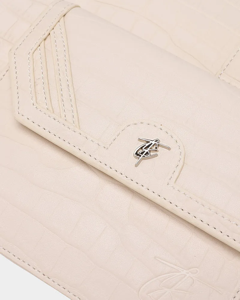 Blast Off Sling Bag in Cream White