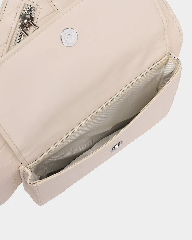 Blast Off Sling Bag in Cream White