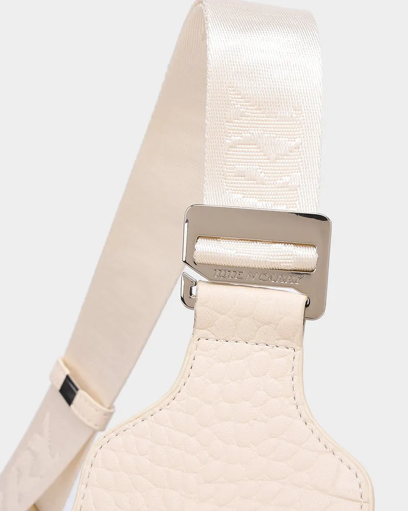 Blast Off Sling Bag in Cream White