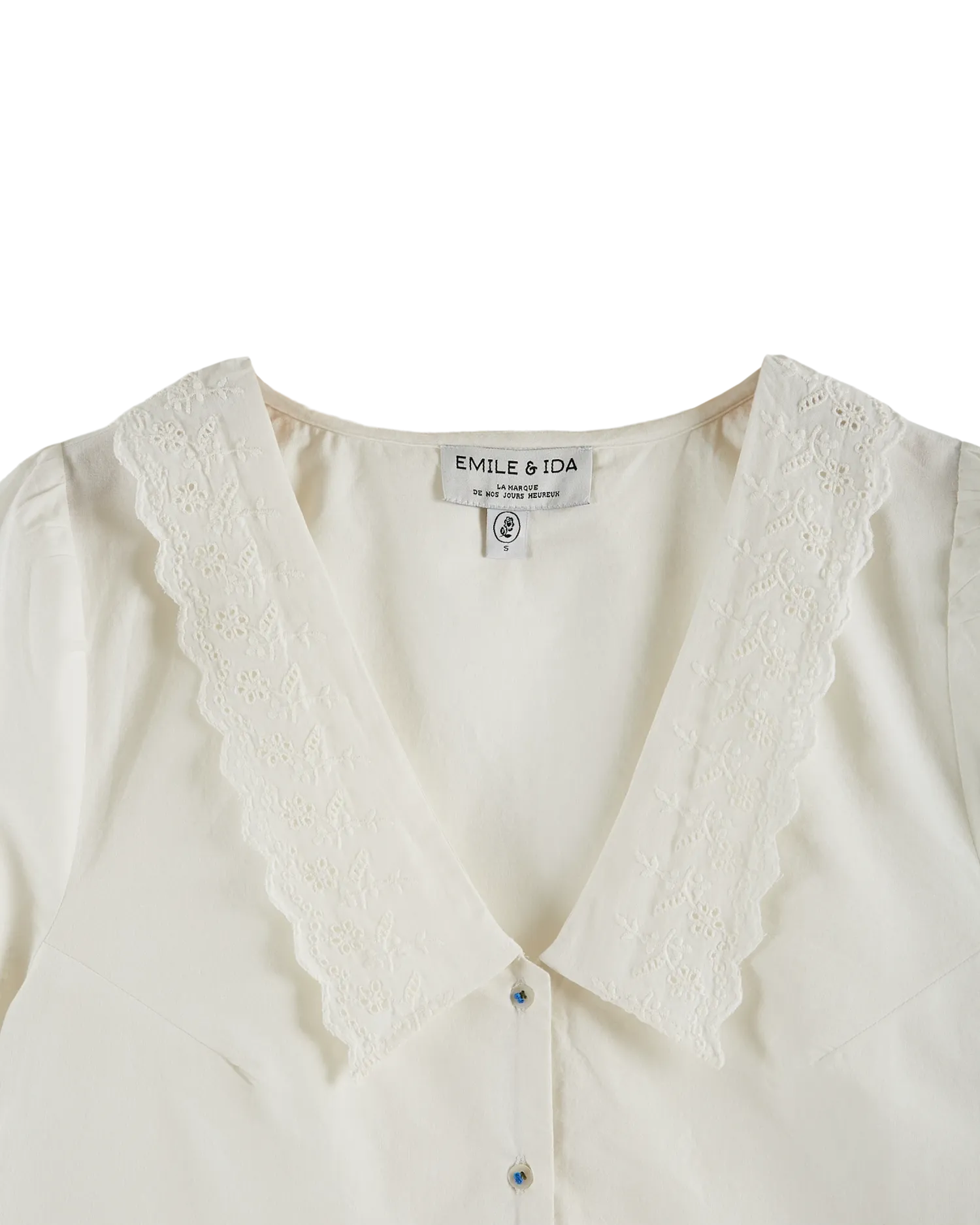 Blouse Broderie A Ida-babette Blanc