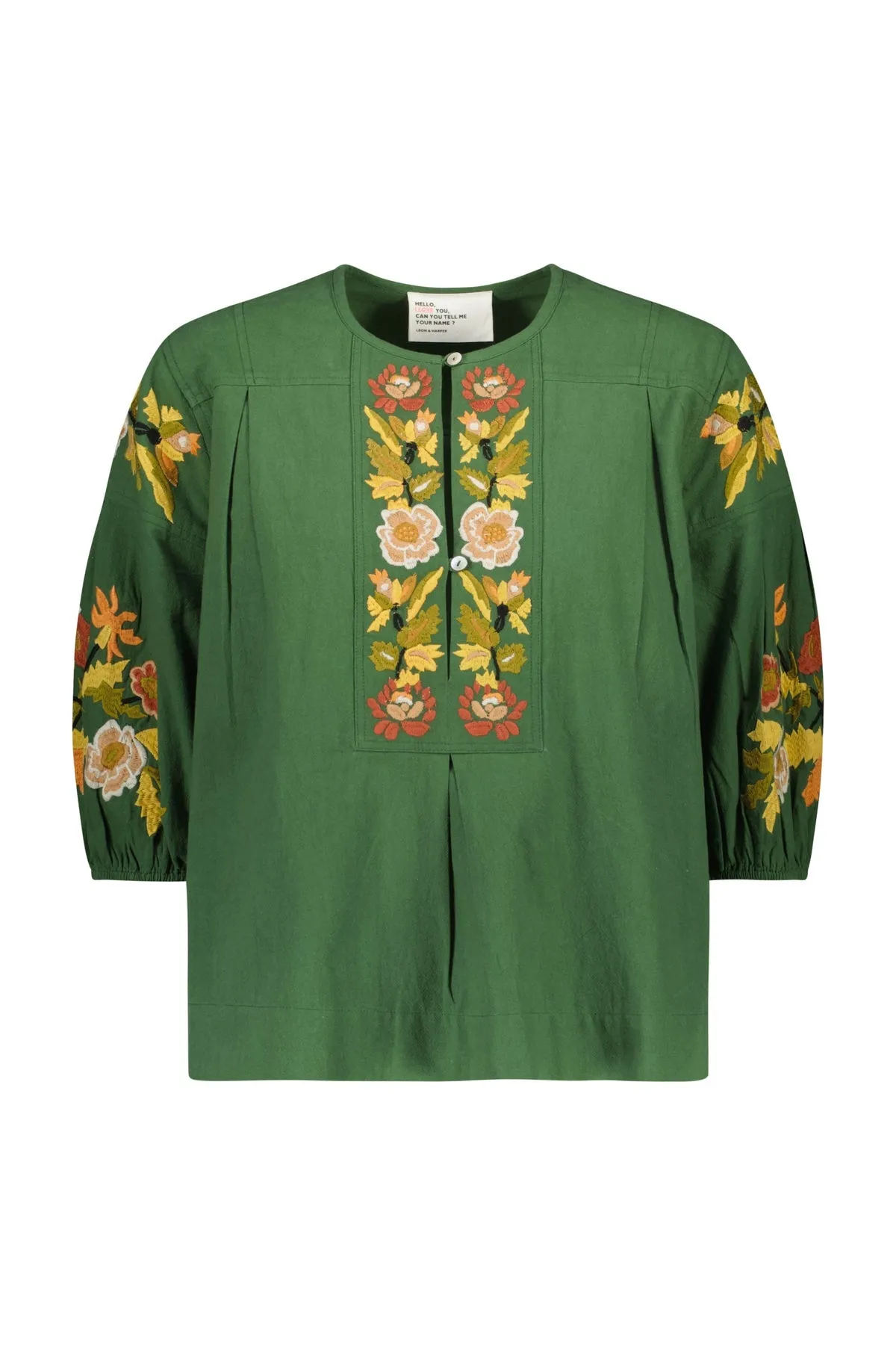 Blouse Cacia Tcc Cacia Tcc02 Brd Green