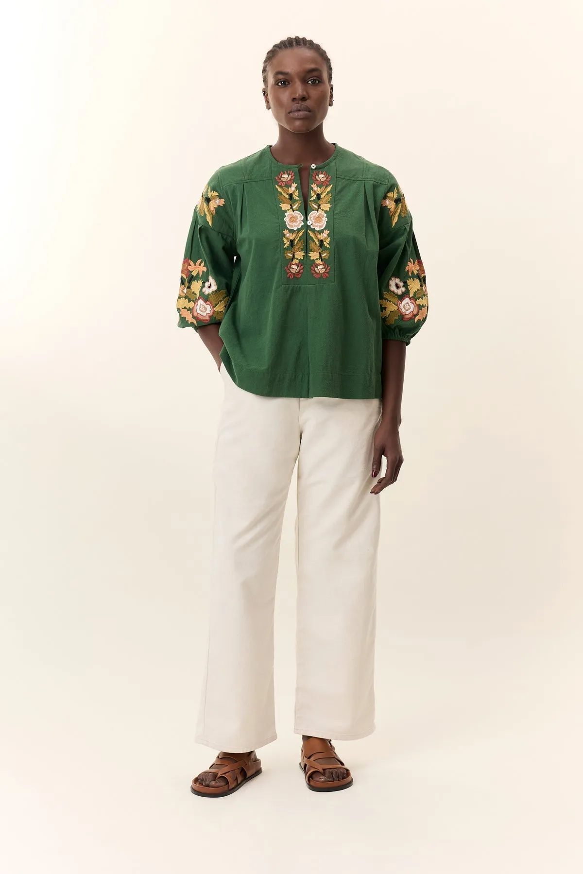 Blouse Cacia Tcc Cacia Tcc02 Brd Green
