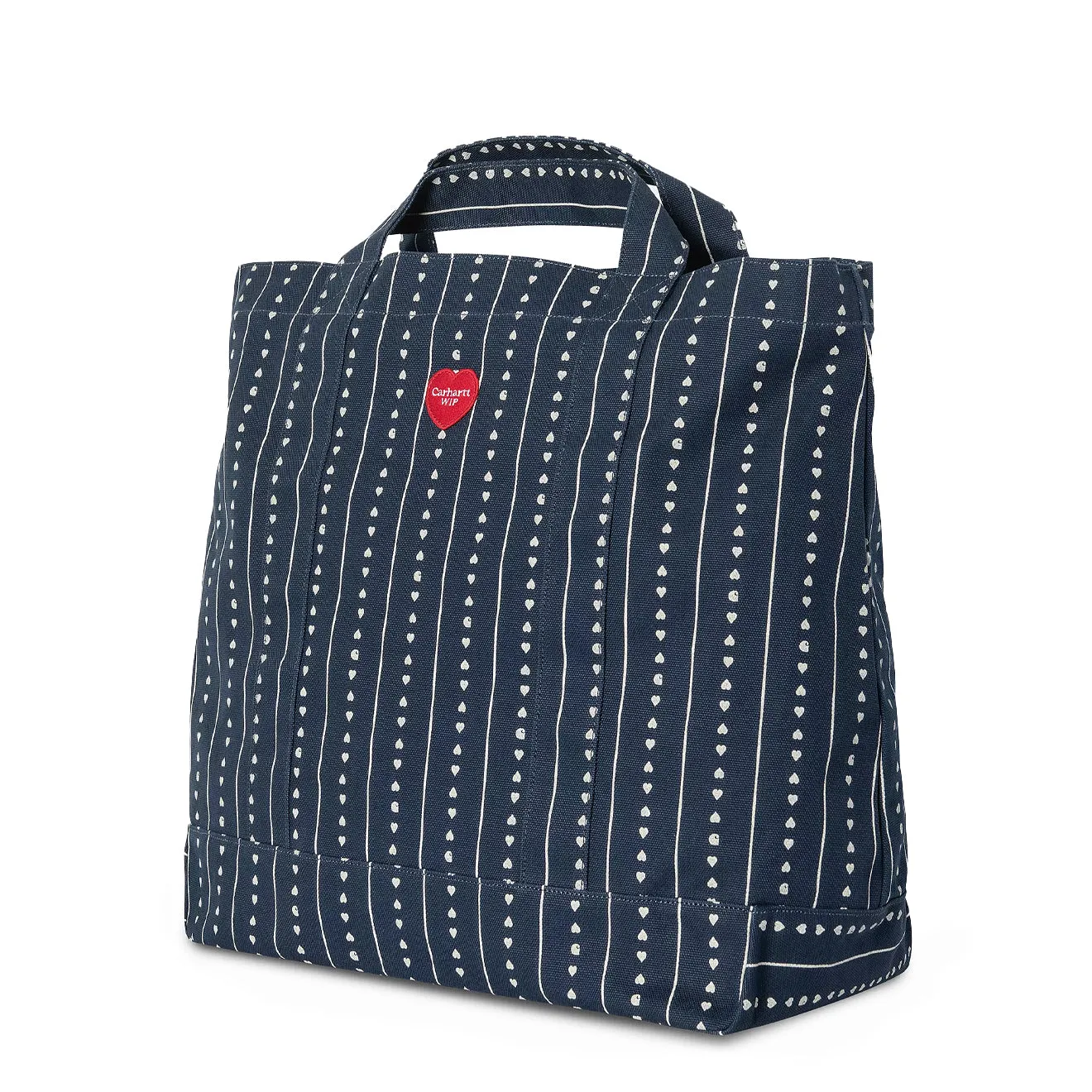 Carhartt WIP Drewe Tote Big Heart C Pinstripe / Ink / Natural