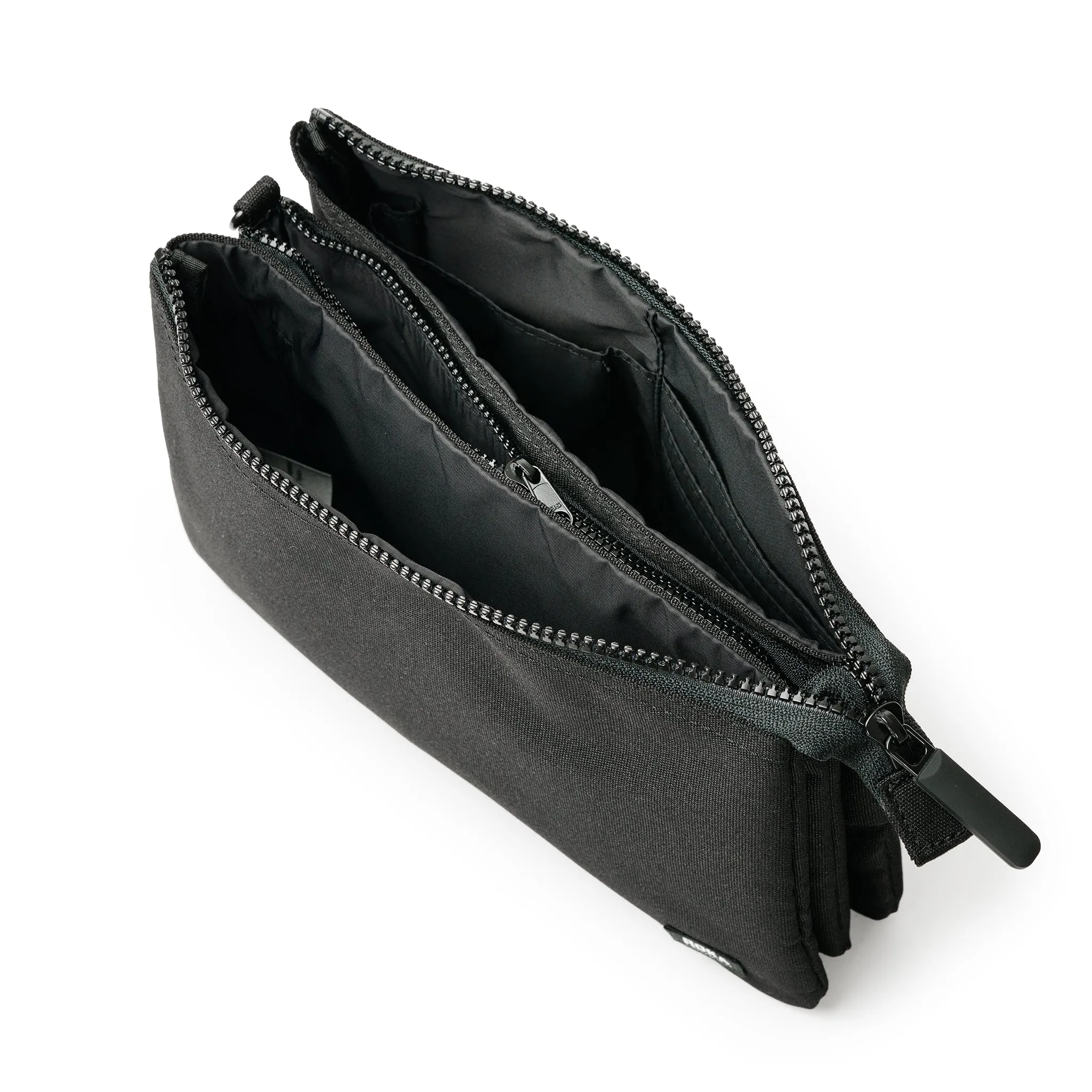 Carnaby Crossbody XL All Black Recycled Canvas
