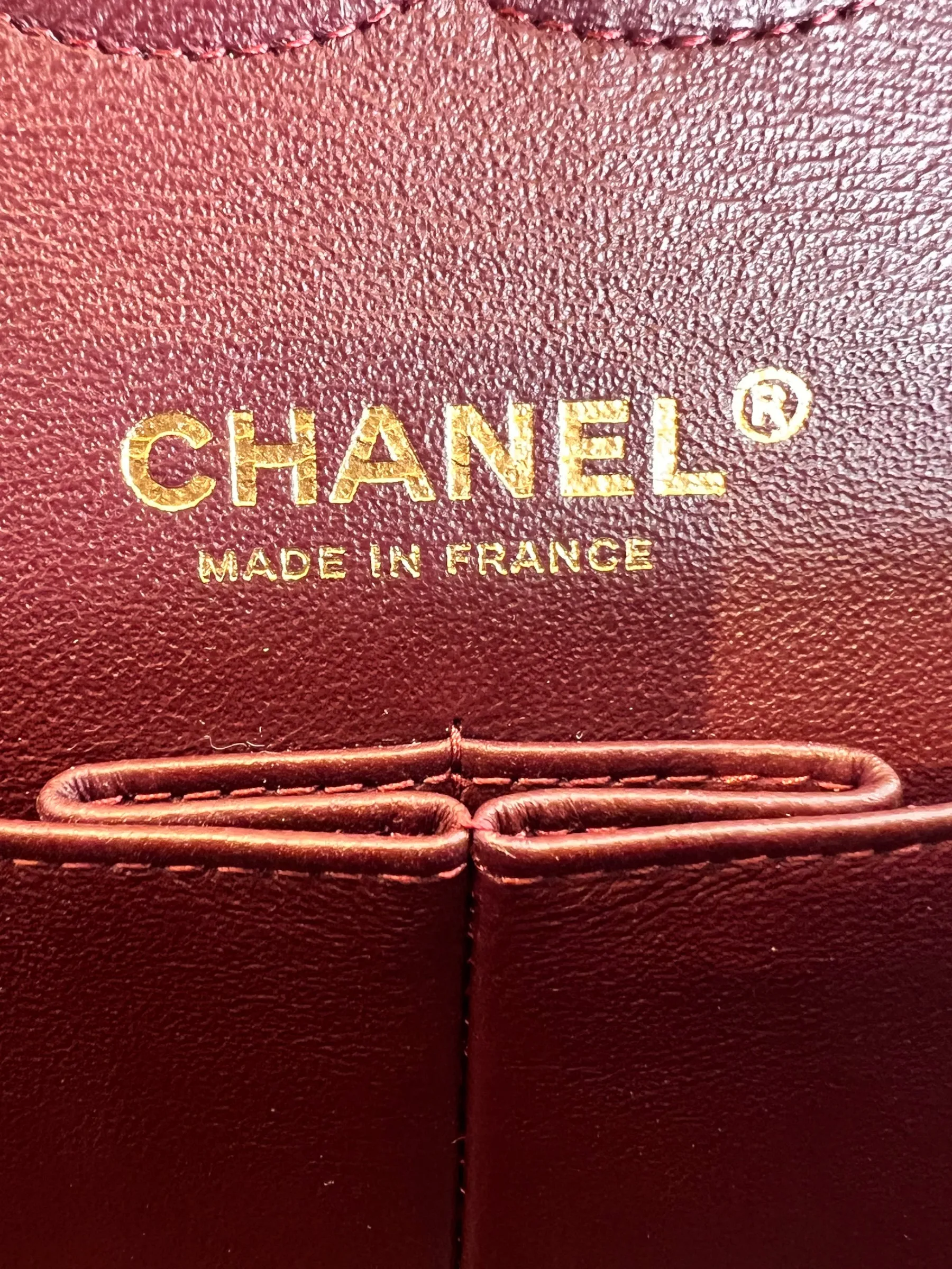 Chanel Black Lambskin Leather Medium Double Flap