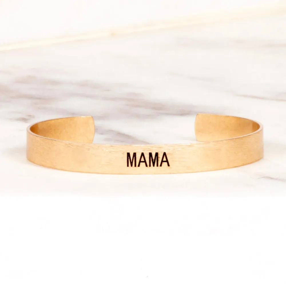Choose your Word - Brushed Copper Cuff