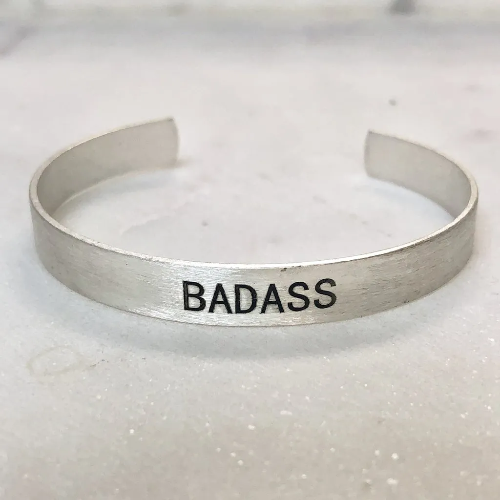 Choose your Word - Brushed Copper Cuff