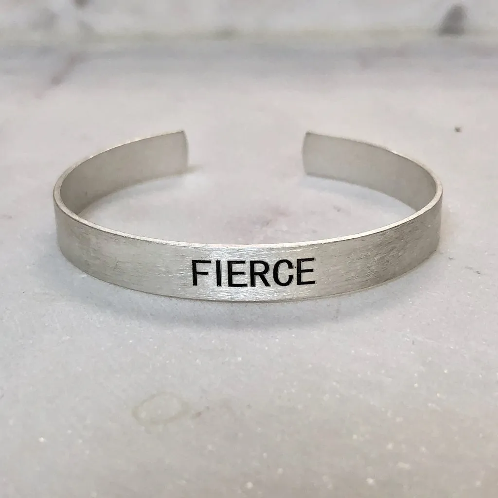 Choose your Word - Brushed Copper Cuff