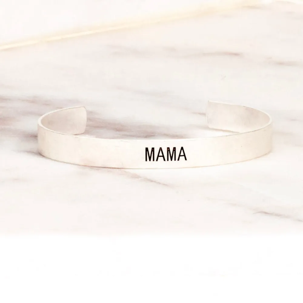 Choose your Word - Brushed Copper Cuff