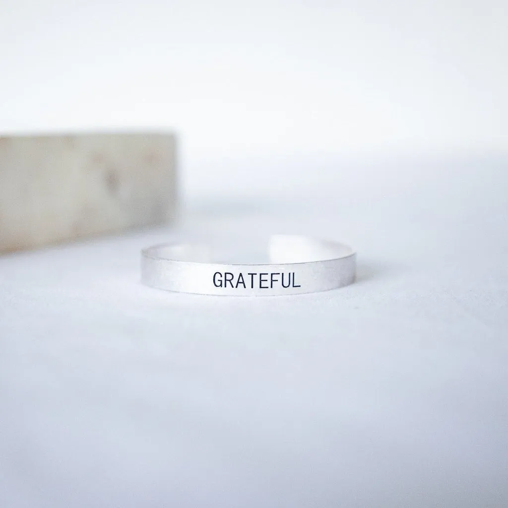Choose your Word - Brushed Copper Cuff