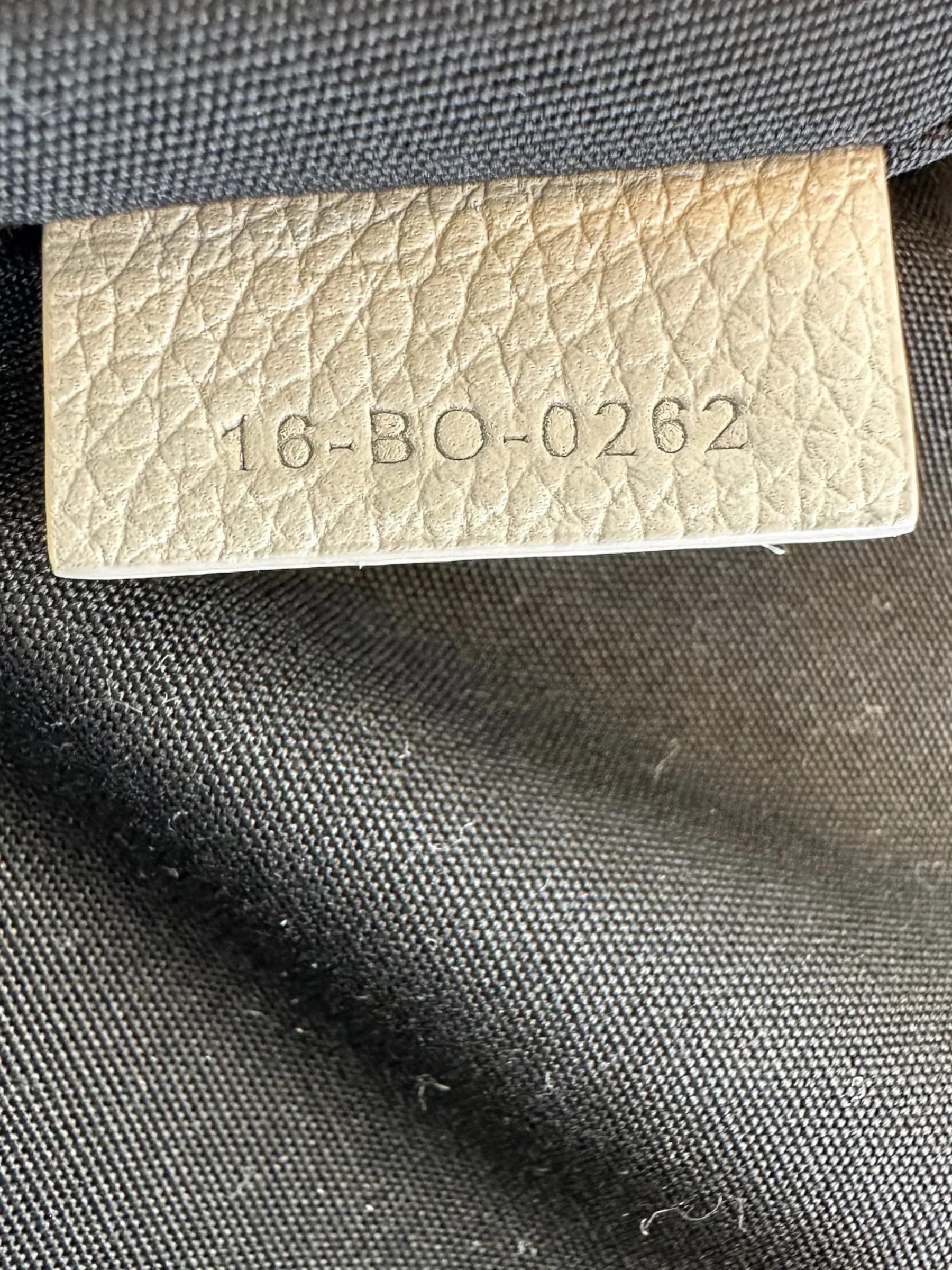 Christian Dior Grey Matte Canvas & Leather Saddle Bag