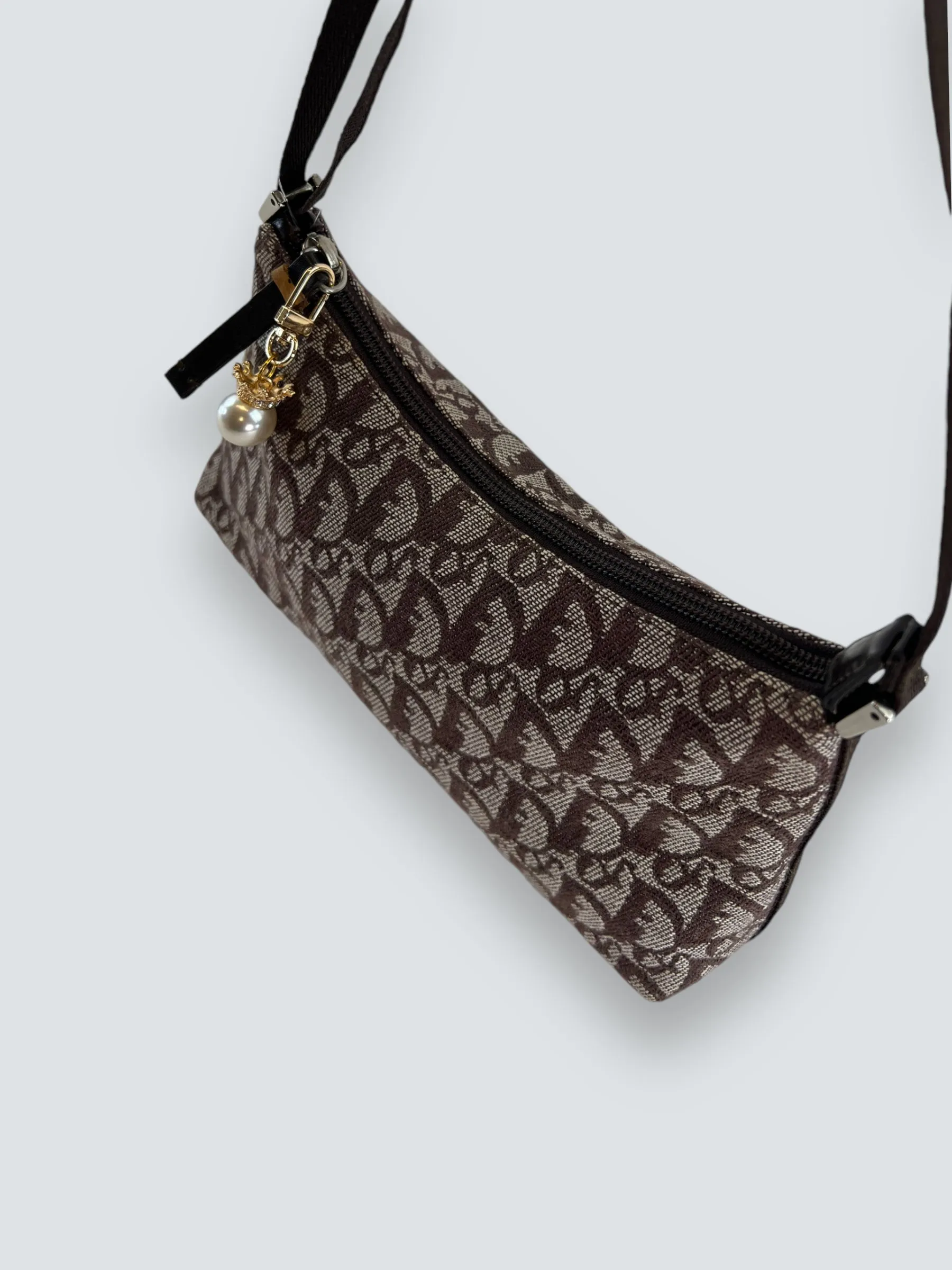 Christian Dior Monogram Canvas Trotter Pochette
