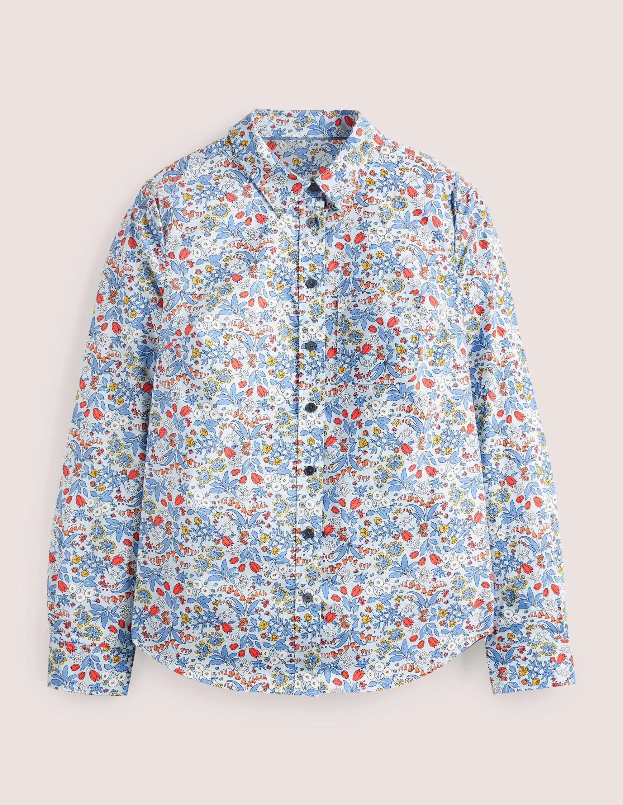 Classic Cotton Shirt-Surf. Wildflower