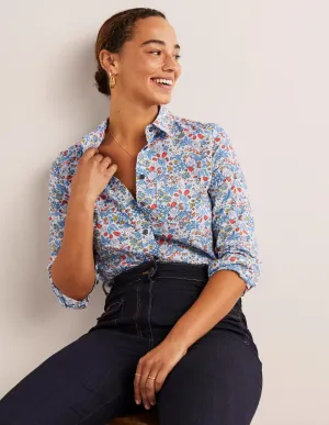 Classic Cotton Shirt-Surf. Wildflower