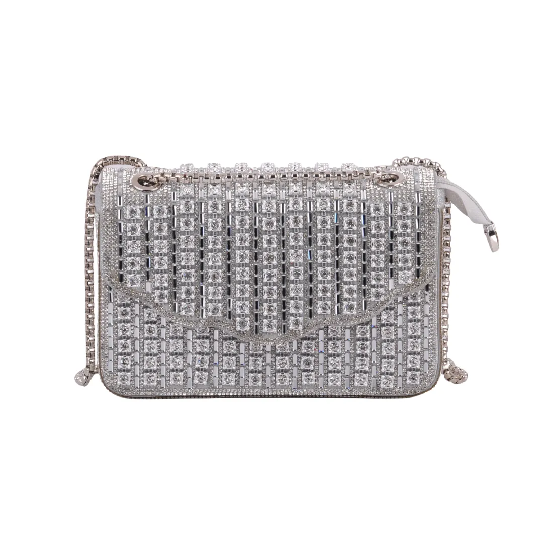 Classic Rhinestone Shoulder Bag