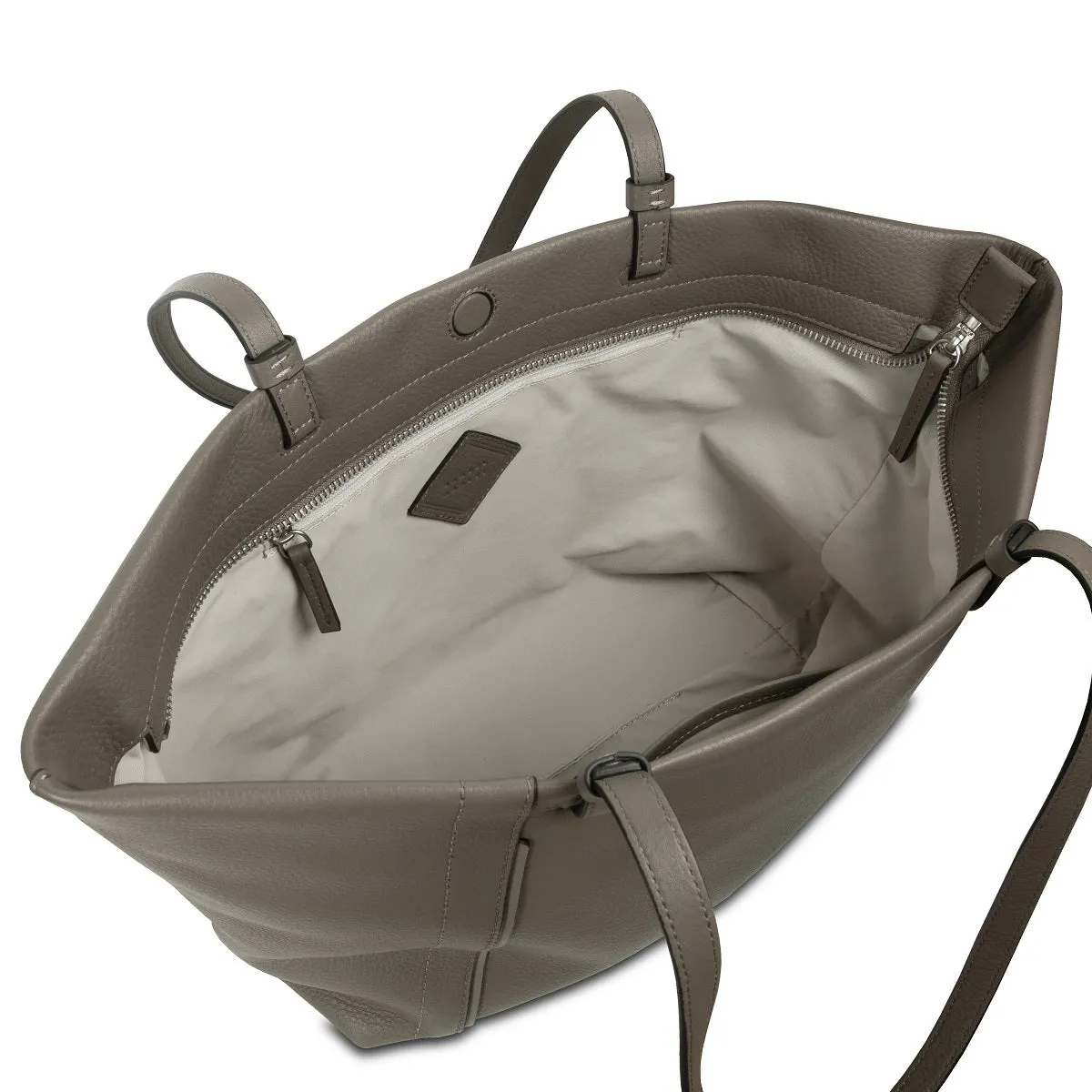 Clementine Leather Tote Bag