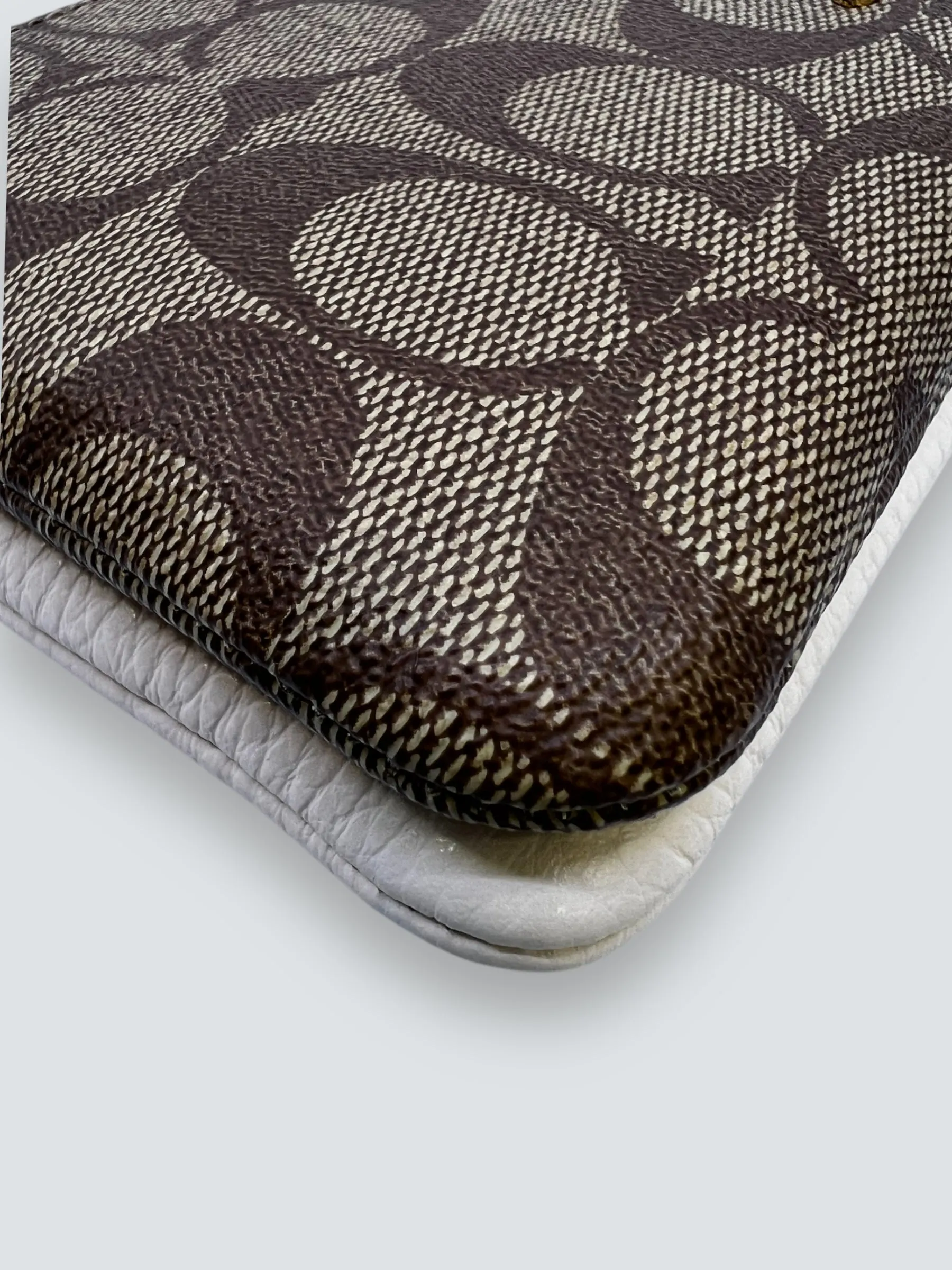 Coach Monogram Zip Wallet