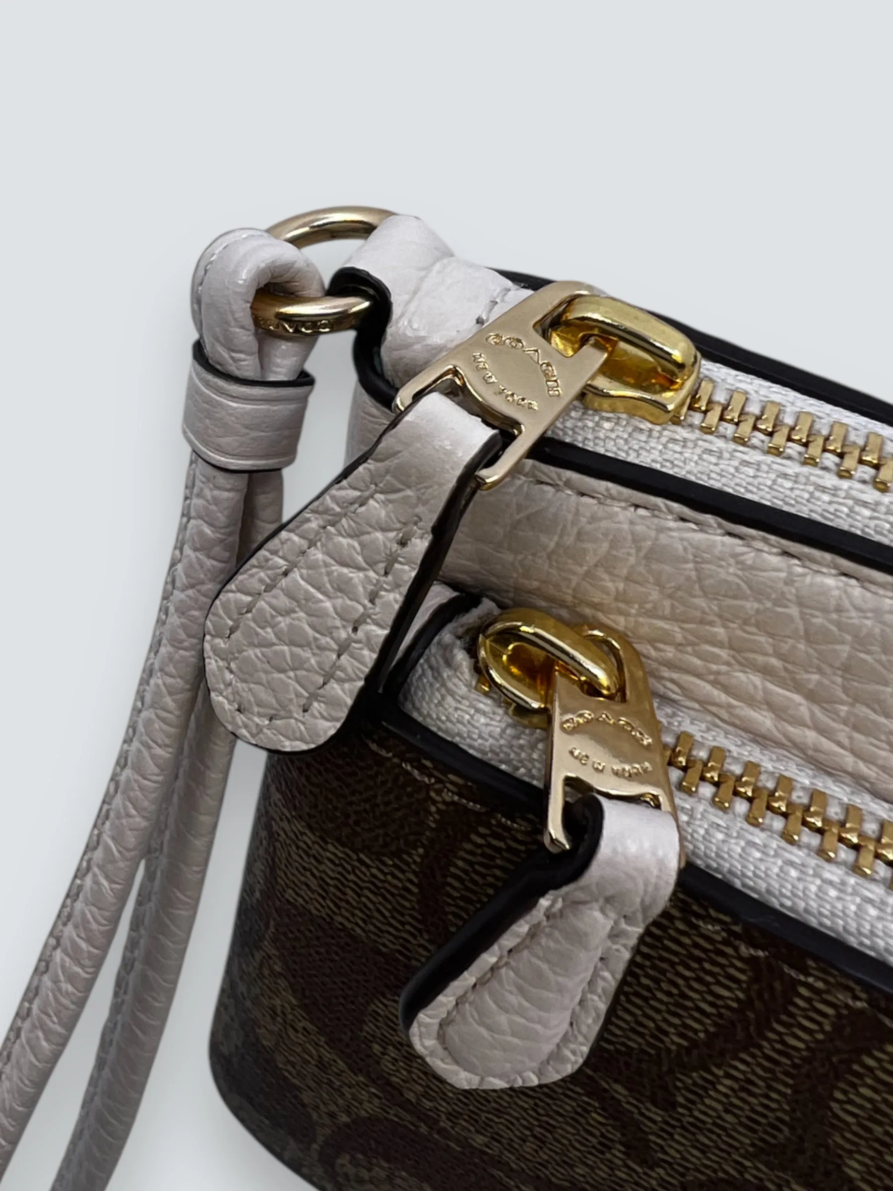Coach Monogram Zip Wallet