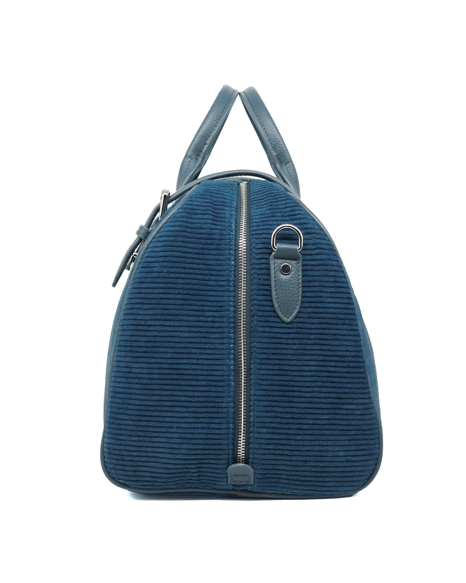 Corduroy Voyage Duffel (Indigo/ Nautical)