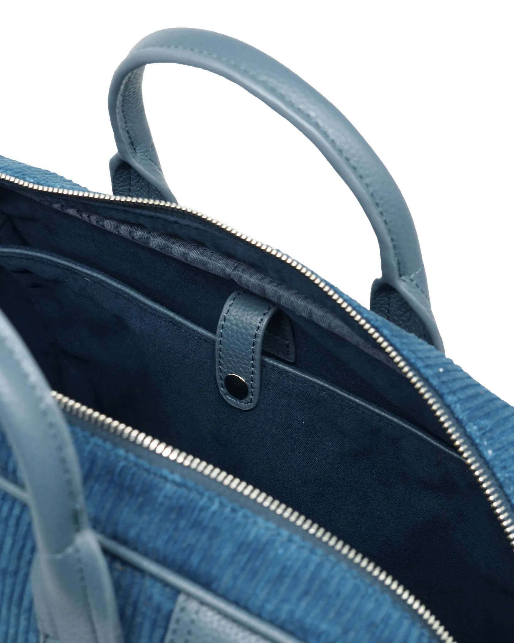 Corduroy Voyage Duffel (Indigo/ Nautical)