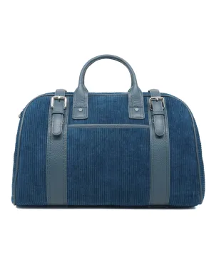 Corduroy Voyage Duffel (Indigo/ Nautical)