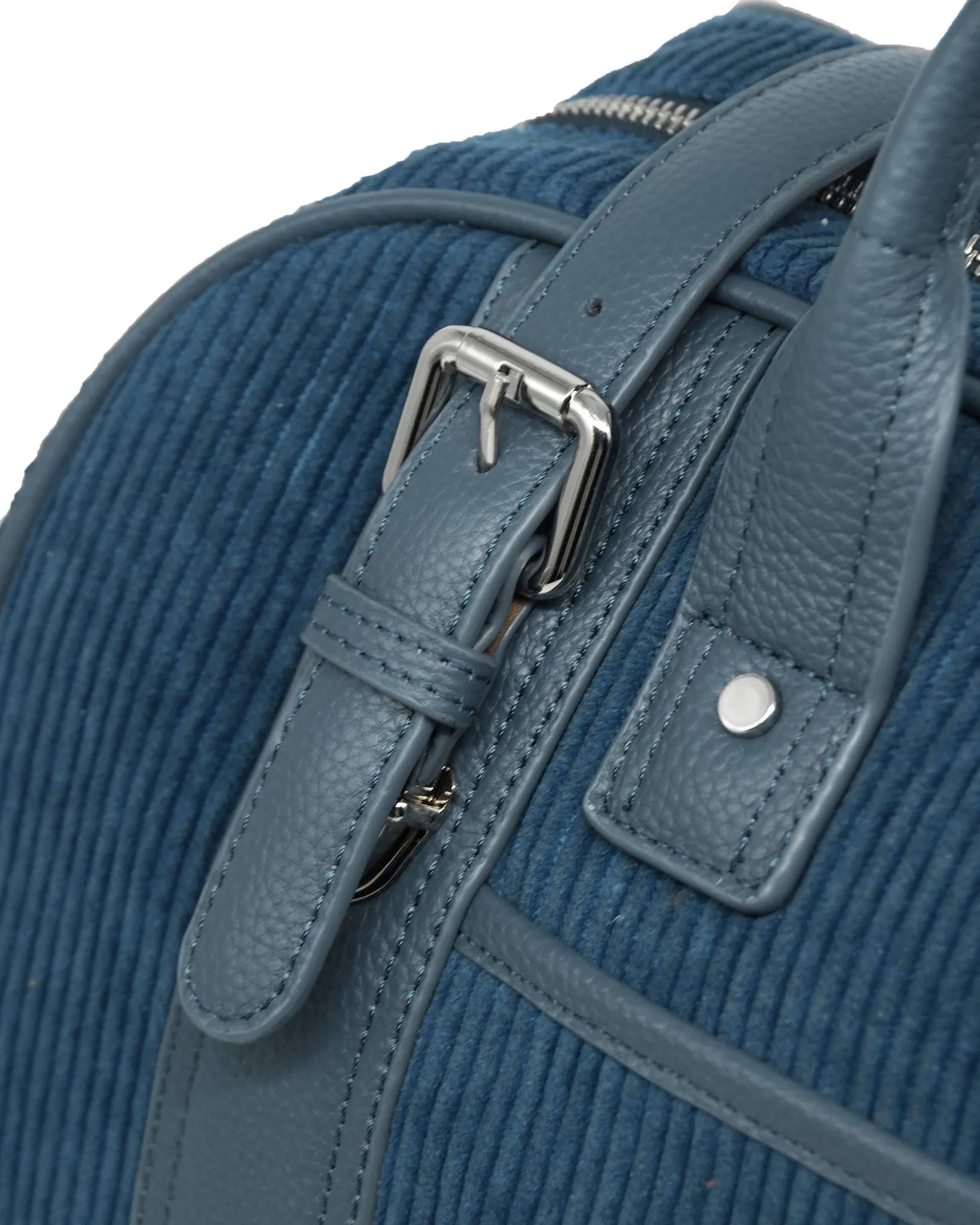 Corduroy Voyage Duffel (Indigo/ Nautical)