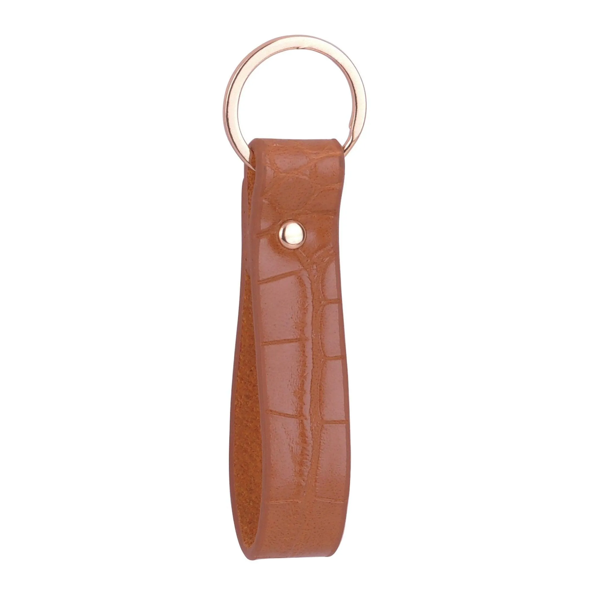 Crocodile Print Keychain