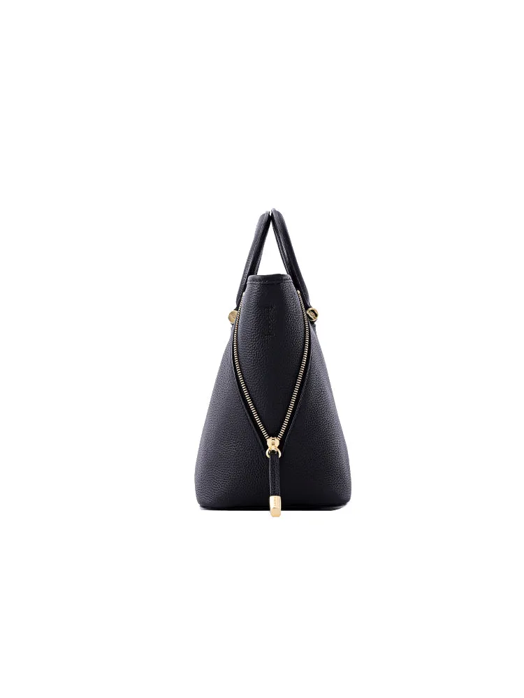 Day Light Leather Top Handle Bag