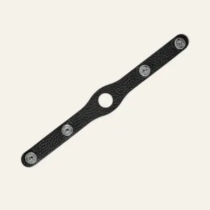 Deco Connector | Black with Silver hardware (Popper)