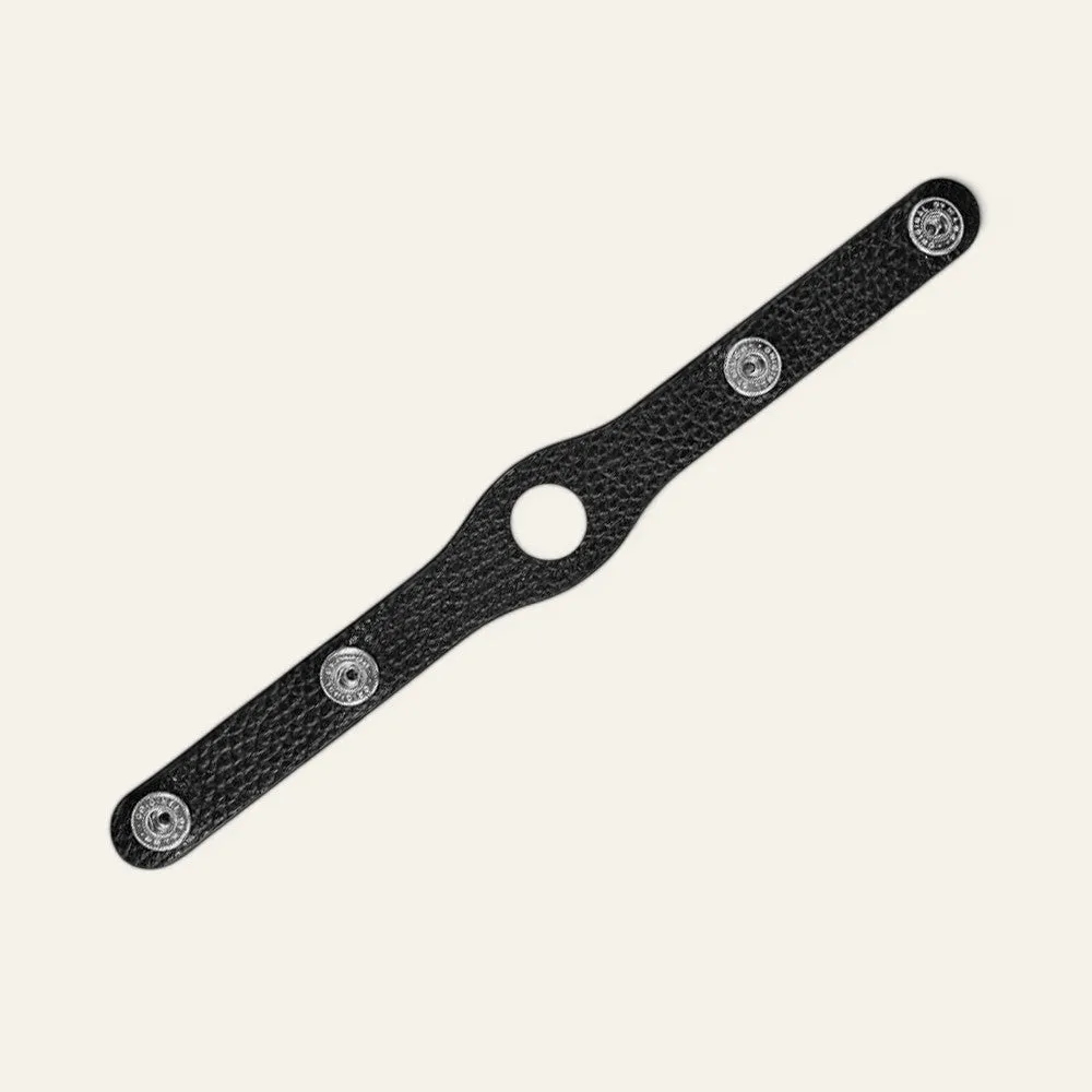 Deco Connector | Black with Silver hardware (Popper)